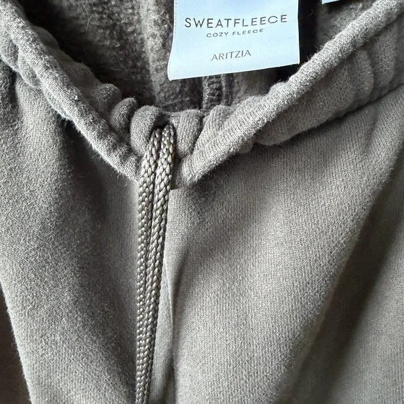 Aritzia Olive Sweatfleece Mega Cargo Sweatpants - Picture 4 of 6